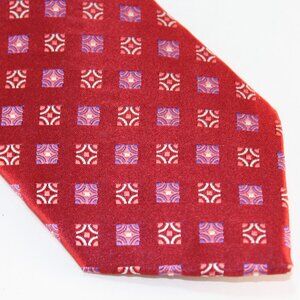 Extra Long Lanae Joy Silk Tie - Exclusive Private Label -  Red Purple